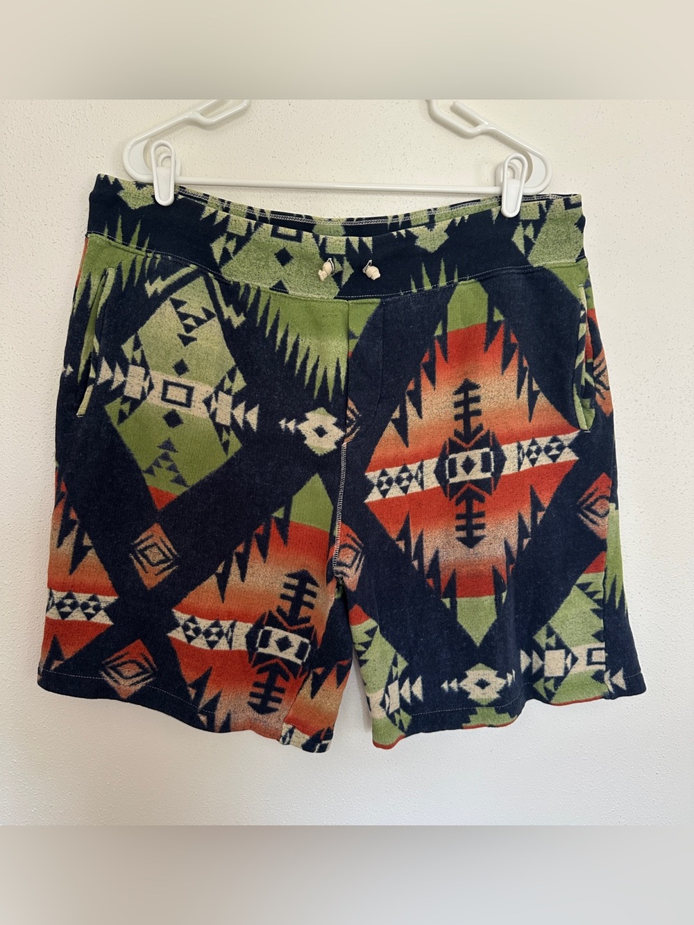 Polo Ralph Lauren Aztec Southwestern Fleece Sweat Shorts Size XL